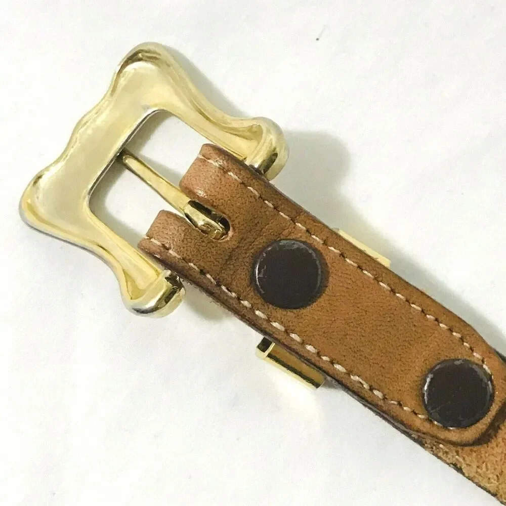 Justin Boots Belt Skinny Leather Tooled 28 Western Fit 23.5-26.5 Cowgirl Diamond